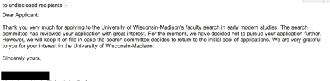 regrets--Wisconsin-Madison